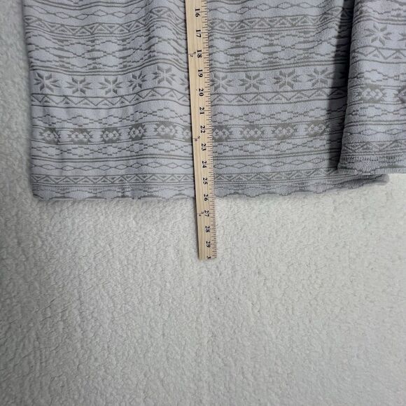 EDDIE BAUER Womens Aztec Southwest Pattern Quarter Zip Fleece Pullover Size L - Picture 8 of 9